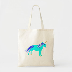 Cute Blue Baby Boy Unicorn Tragetasche