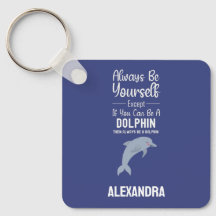 Cute Blue Dolphin Lovers Funny Ocean Sea Animal