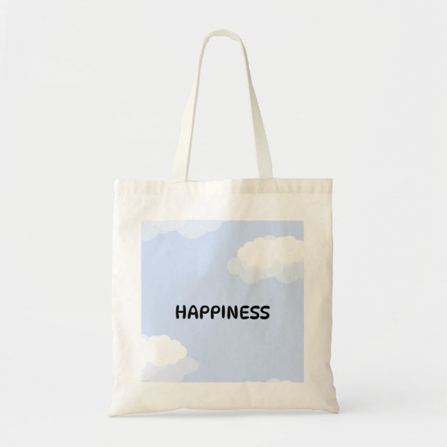 Cute blue tote bag  tragetasche (Vorne)