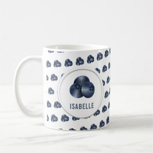 Cute Blueberry Graphic Coffee Mug