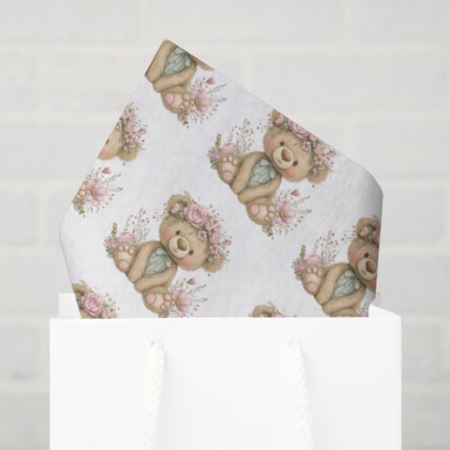 Cute Boho Animal Birthday Party Seidenpapier (Geschenktüte)