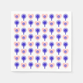 Cute boho pattern serviette