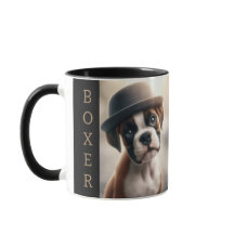 Cute Boxer Puppy – Stylish Dog Art