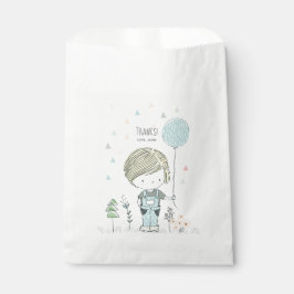 Cute Boy avec Balloon Anniversaire Sacs