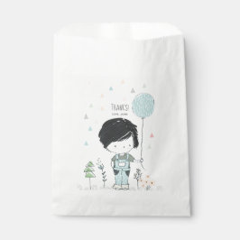 Cute Boy avec Balloon Anniversaire Sacs