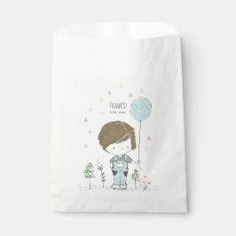 Cute Boy avec Balloon Anniversaire Sacs