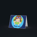 Cute Braunette Swimming Pool Party Girl Thank You Dankeskarte<br><div class="desc">Cute swimmer thank you cards featuring a pretty brunette girl swimming in a green inner tube wearing pink swim goggles. Cool pool party birthday cards of thanks to your guests. Also Great for a swim team coach.</div>