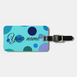 Cute Bubbly Design Gepäckanhänger