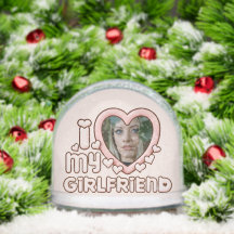 Cute Bubbly I Love My Girlfriend Custom