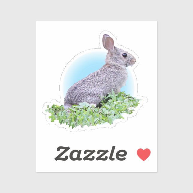 Cute Bunny Aufkleber (Blatt)