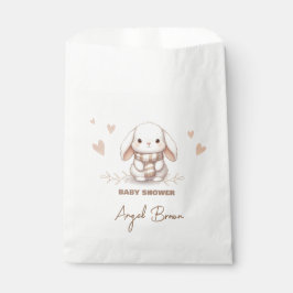 Cute Bunny Baby Shower Favor Geschenktütchen