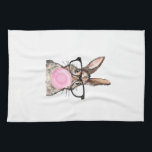 Cute Bunny Glasses Bubblegum Easter Day Girls Kids Geschirrtuch<br><div class="desc">Cute Bunny Glasses Bubblegum Easter Day Girls Kids Boys T-Shirt</div>