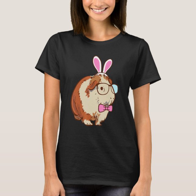 Cute Bunny Guinea Pig T-Shirt (Vorderseite)