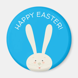 Cute Bunny Hapy Oeufs de Pâques Chasse Magnet