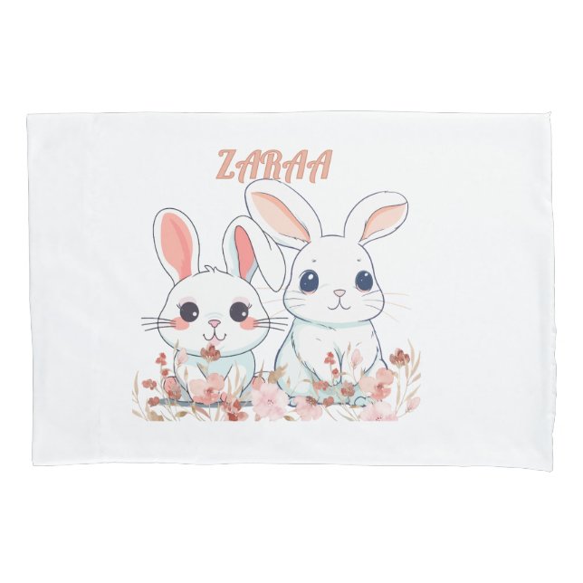 Cute Bunny  Kissenbezug (Vorderseite)