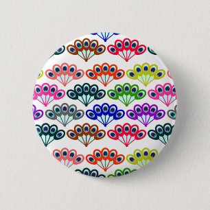 Cute bunte dekorative Muster Case-Mate Samsung Button