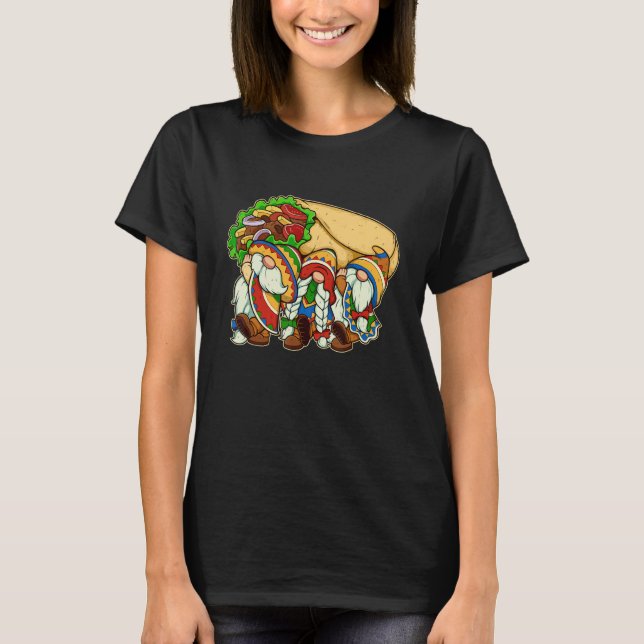 Cute  Burrito Gnomes  Cinco de Mayo  Mexican T-Shirt (Vorderseite)