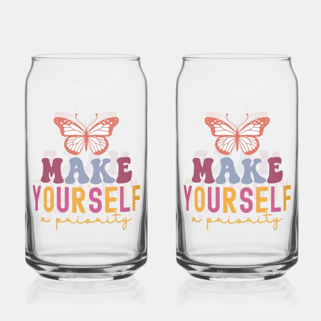 Cute Butterfly Mental Health Inspirational Design (Recto)
