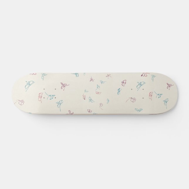 Cute butterfly skateboard (Horizontal)