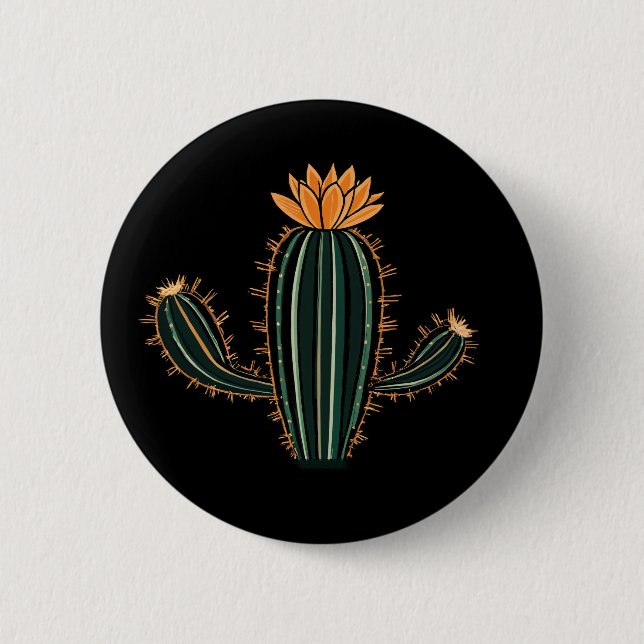 Cute Cactus Design - Standard Button (Vorderseite)