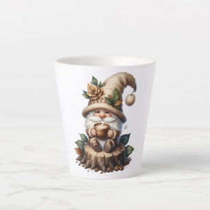 Cute café Gnome Latte Mug