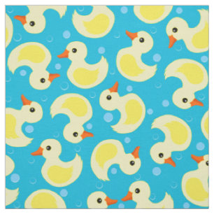 Cute canard en caoutchouc tissu motif