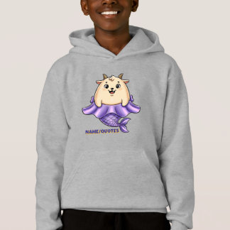 Cute Capricorn Cartoon – Whimsical Zodiac Hoodie