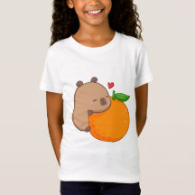 Cute Capy Manger Orange T-Shirt