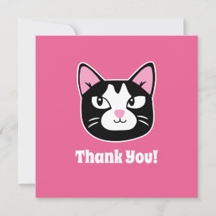 Cute Carte de remerciements de chat
