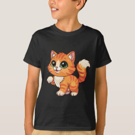 Cute Cartoon Cat Kids' T-Shirt