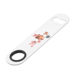 Cute Cartoon Porte-Carchon Family Bottle Opener
