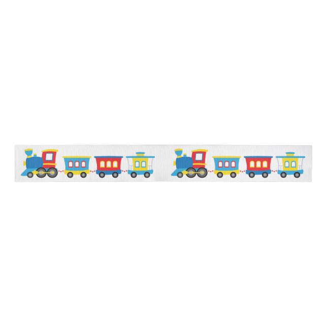 Cute Cartoon Train Ripsband (Vorderseite)