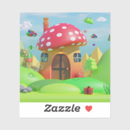 Cute Cartoon Wonderland : Autocollant Vinyl Coupé 