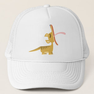 Cute Cartoon Yawning Thylacine Casquette