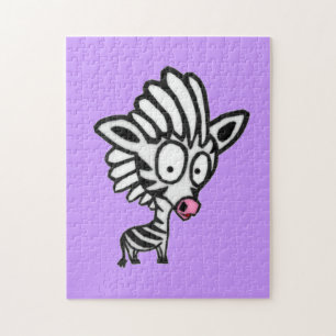 Cute Cartoon Zebra