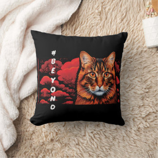 Cute Cat Design Throw Pillow for Cat Lovers Kissen