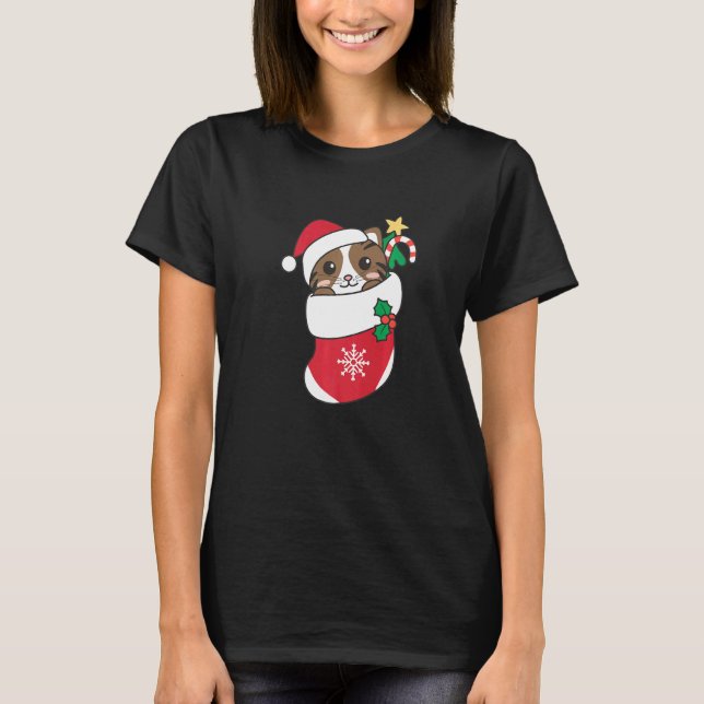 Cute Cat For Christmas Cat  7 T-Shirt (Vorderseite)