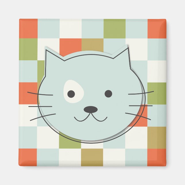 Cute Cat Magnet (Vorne)