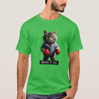 Cute Cat MIXED MARTIAL ART Muay Thai Boxe TShirt