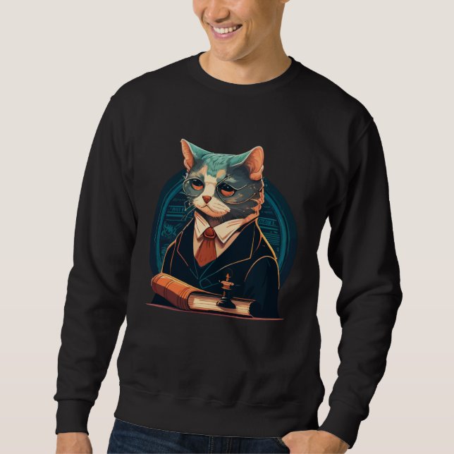 Cute cat moments Beautiful cat patterns for cat    Sweatshirt (Vorderseite)