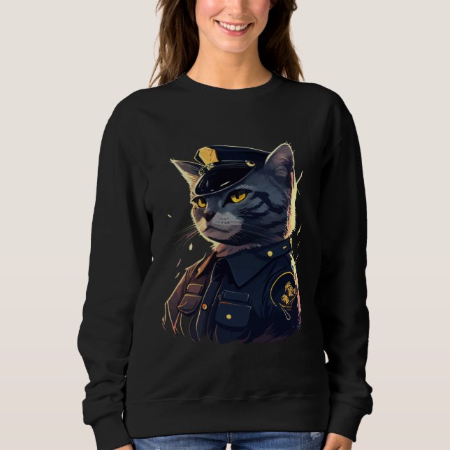 Cute cat moments Beautiful cat patterns for cat    Sweatshirt (Vorderseite)