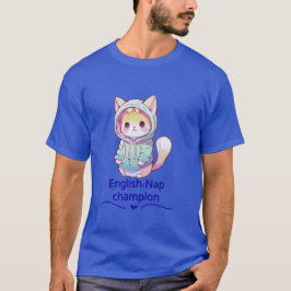 Cute Cat Nap Champion Too T-Shirt
