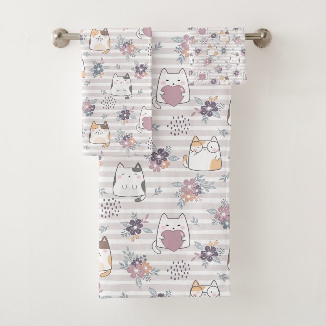 Cute cat pattern (En situation)