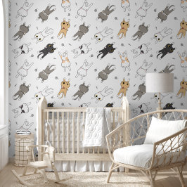 Cute Cat pattern for Your Kid Room Tapete