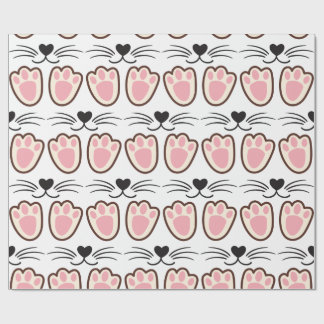Cute Cat Paws Geschenkpapier