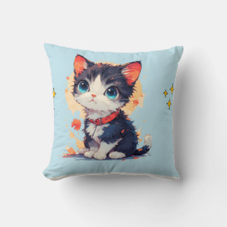 cute cat throw pilow  kissen