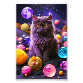Cute Cat Wall Art Decor Fotodruck
