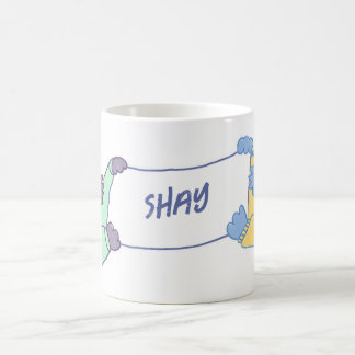 Cute Cats Nom personnalisé Café Mug