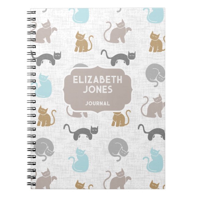 Cute Cats, Urban Color Palette Notizblock (Vorderseite)