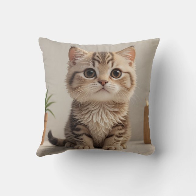 Cute chaton coussin coussin (Verso)